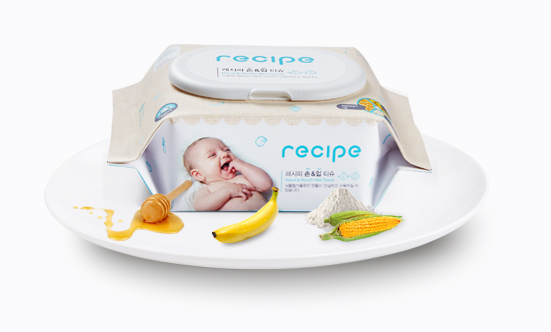 Recipe hand & mouth tissue